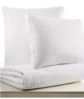 689439161881 Hotel Collection Euro Pillowsham Stitch Geo Pima Cotton
