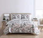 69f0e029b5474d449eb65eb78a51f7b1 Ophelia Machine Washable Wensley Paris Reversible Quilt Set