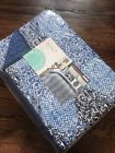 706254269742 Martha Stewart Indigo Dream Reversible Twin Quilt