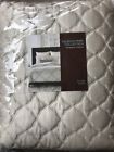 706256024592 Hudson Park Verraine Cotton Blend Quilted Coverlet Cream