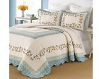 706256451527 Martha Stewart Prairie House Queen Bedspread