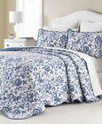 706256612331 Martha Stewart New Collection Delft Meadow Reversible Twin
