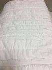 706257319192 Martha Stewart Collection Stripe Eyelash Quilt King White