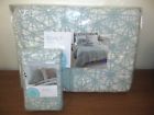 706257543382 Martha Stewart Beach Washed Dusty Aqua Twin Quilt