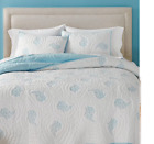 706257552711 Martha Stewart Pleasant Fields Cotton Quilt