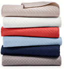 706258091318 Charter Club Damask Cotton Sunset Quilted Coverlet Set