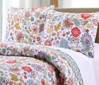 713869572006 Greenland Floral Quilt Set Twin Size Piece Multi