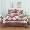 715377803740 Autumn Dream Reversible Patchwork Bedspreads Quilt Set Pieces