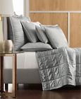 726895285673 Hotel Collection New Muse Coverlet Gray Silver
