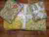 7323602 Pottery Barn Scalloped Organic Patchwork Quilt King 2 Euro Shams 3 Pc Set