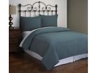6796104 73573 Hallmart Ashton Teal Herringbone Stitch Quilt 679610735734