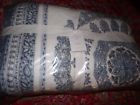 7613941 Pottery Barn Kayta Block Print Quilt Cool Multi New