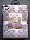 85359563181 8 Unbranded Queen Size Quilt Diamond Stitch Microfiber Lilac