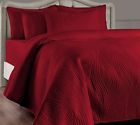 807000172917 Brielle Stream Quilt And Sham Set King Red