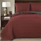 807000186945 Brielle Honeycomb Reversible Quilt And Sham Set Assorted Sizes