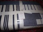 822345 Pottery Barn Finch Patchwork Striped Quilt King Nautical New