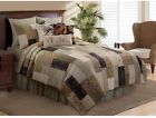 82289.3fqset Home Bedroom Linen Quilt Set Floral Full Queen 0008246517337