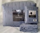 840 Wang Vera Shams 3 Blue Set Nwt Arno Retail Pc Luster King Quilt