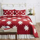 840528138065 Victorian Heart Kent King Quilt Country Cabin Red
