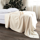 840528170492 Vhc Ivory Woven Queen Blanket Cotton Cottage Luxury 840528170492 Vhc Ivory Woven Queen Blanket Cotton Cottage Luxury