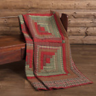 840528173028 Vhc Brands Farmhouse Gatlinburg Quilted Throw Offer
