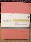 840708115084 Threshold Vintage Wash Percale Sheet Set Twin Honey