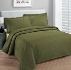 841380123015 Fancy Linen Collection Luxury Bedspread Coverlet Embossed Bed