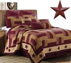 842131100279 Virah Bella Homestead Red Queen Quilt Metal Barn 842131100279 Virah Bella Homestead Red Queen Quilt Metal Barn