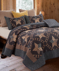 842131102129 Duke Paducah Star Twin Quilt Set Country Cabin