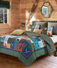 842131121328 Duke Big Lake House King Quilt Set Cabin