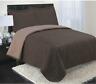 845951012593 Rt Designers Collection Reversible Coverlet King Chocolate Brown