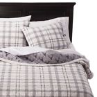 848336045322 Homthreads Cody Natural Sherpa Reversible Quilt Set King