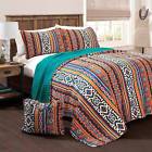 848742037881 Lush Decor Triangle Home Fashions Bettina Quilt Set