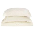 855031070467 Impressions Ivory Ashley Embroidered Braided Quit Pillow Shams
