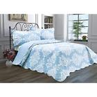 8680250417920 Chiara Rose Piece Quilt Set With Shams Reversible