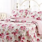 883893138162 Laura Ashley New Lidia Cotton Reversible Quilt Set