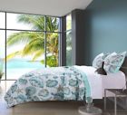 883893388222 Barefoot Bungalow King Bed Quilt Coastal Beach Sea