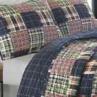 883893429031 Eddie Bauer Madrona Plaid Patchwork Cotton Twin Quilt