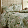 883893463424 Tommy Bahama Tropical Orchid Floral Coral Green Quilt