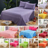 884550909965 Unbranded Bed Flat Sheets Twin Queen Size Bedding Fitted Sheet