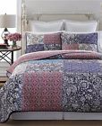 886087260083 Martha Stewart Collection Potpourri Patchwork Quilt Medium Purple