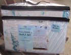 110605 90567 West Sands Collection Coastal Full Queen Quilt Shams New Set