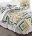91417 Plow Hearth Sea Glass Full Queen Quilt Bedding Set 91417 Plow Hearth Sea Glass Full Queen Quilt Bedding Set