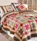 91883 Plow Hearth Quilts Full Queen Heritage Star Quilt Set 91883 Plow Hearth Quilts Full Queen Heritage Star Quilt Set