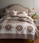 92199 Plow Hearth Genevieve Full Queen Quilt Set 053648263603 92199 Plow Hearth Genevieve Full Queen Quilt Set 053648263603