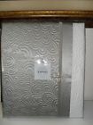 975.00 Natori Madame Ning Grey Silver Silk Quilt Coverlet Msrp 675716502171