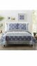 A084517blnde Jessica Simpson Talca Quilt Shams Blue 041808902684