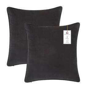 A1hcvelpc118-22 A1 Home Collections A1hc Set Of 2 Luxurious Fine Soft Velvet Throw Pillow Covers Only For Sofas