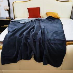 202406 Ahinahwap Waterproof Blanket For Bed Couch 60 Inch X80 Dark Grey/silver Grey