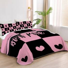 007-t-250407-hl Allenjoy Sc00385 Twin Size Charming Girl Group Quilt Bedspreads Bed Set Be